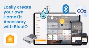 Create your own Apple HomeKit Accessories to monitor air quality data using BleuIO
