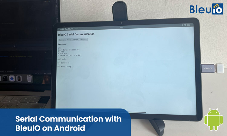 How to Use BleuIO as a USB Serial Device on Android with Capacitor